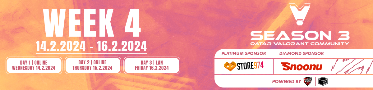 QVC Weekly Tournaments Season 3 – Week 4